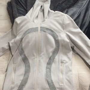 Lululemon grey zip up